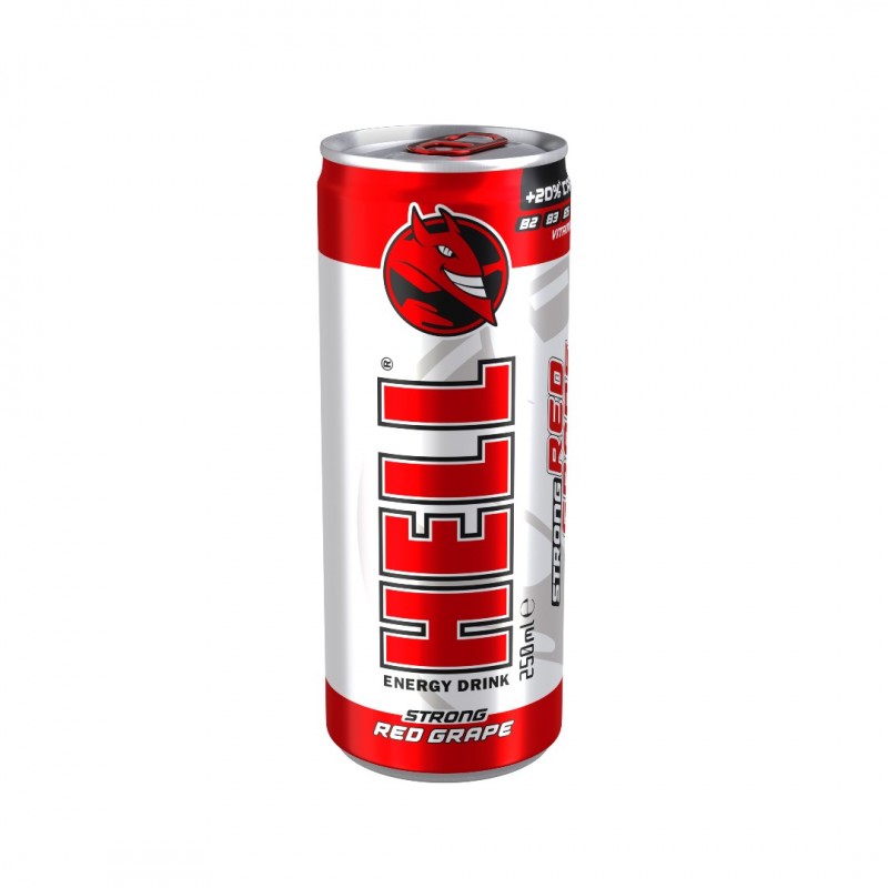Hell Energy Red Grape Κουτί 250ml