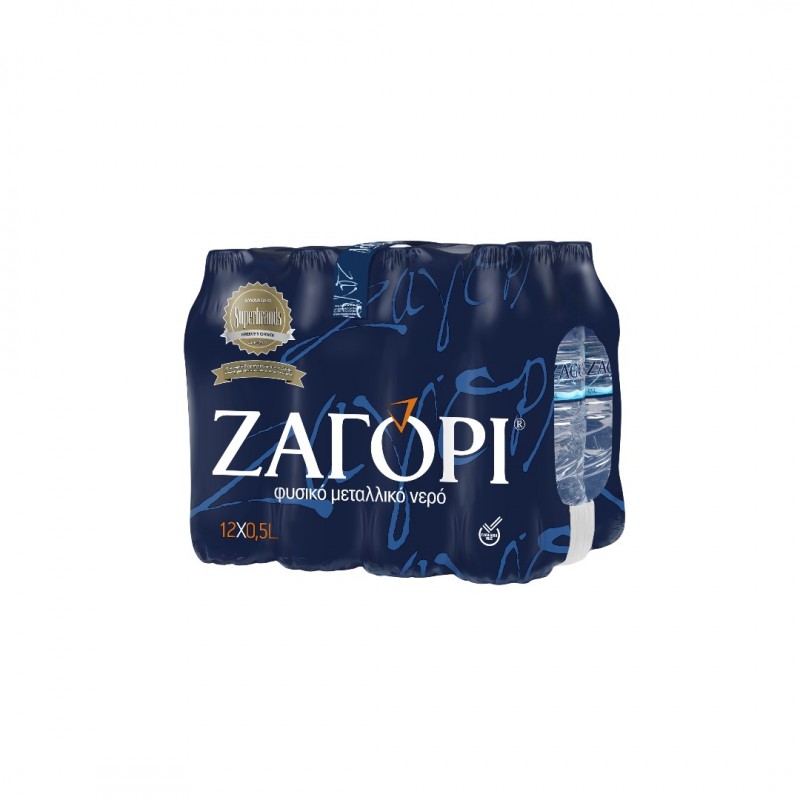 Ζαγόρι Φυσικό Μεταλλικό Νερό PET 12x0.5lt