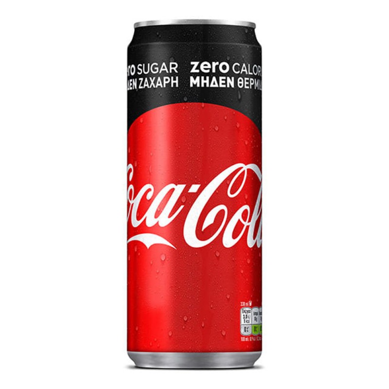 Coca Cola Zero Κουτί 330ml