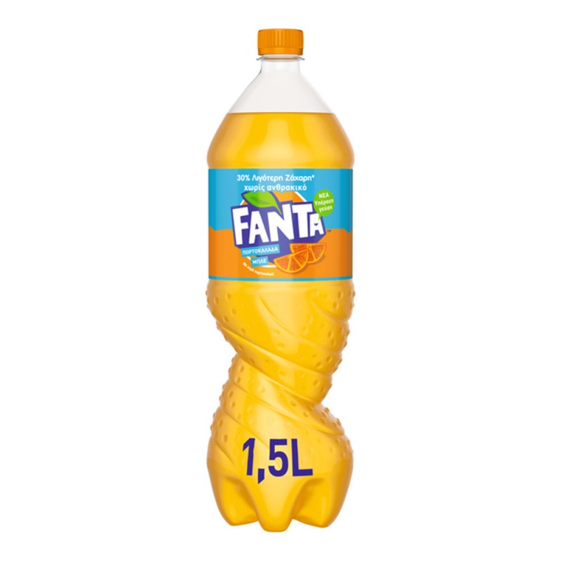 Fanta Πορτοκαλάδα Χωρίς Ανθρακικό PET 1.5Lt