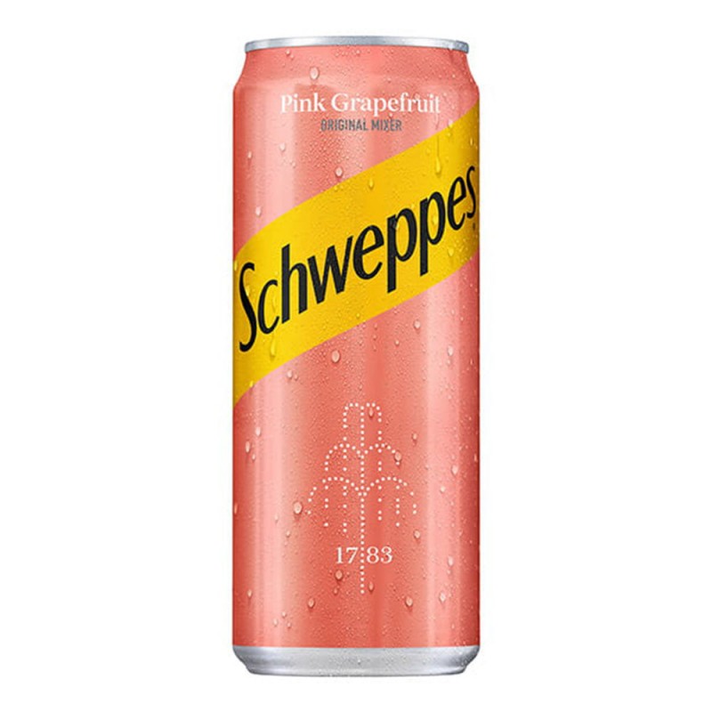 Schweppes Pink Grapefruit Κουτί 330ml