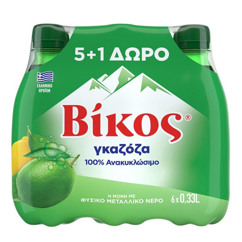 Βίκος Γκαζόζα 330ml (5+1) (6x330ml)