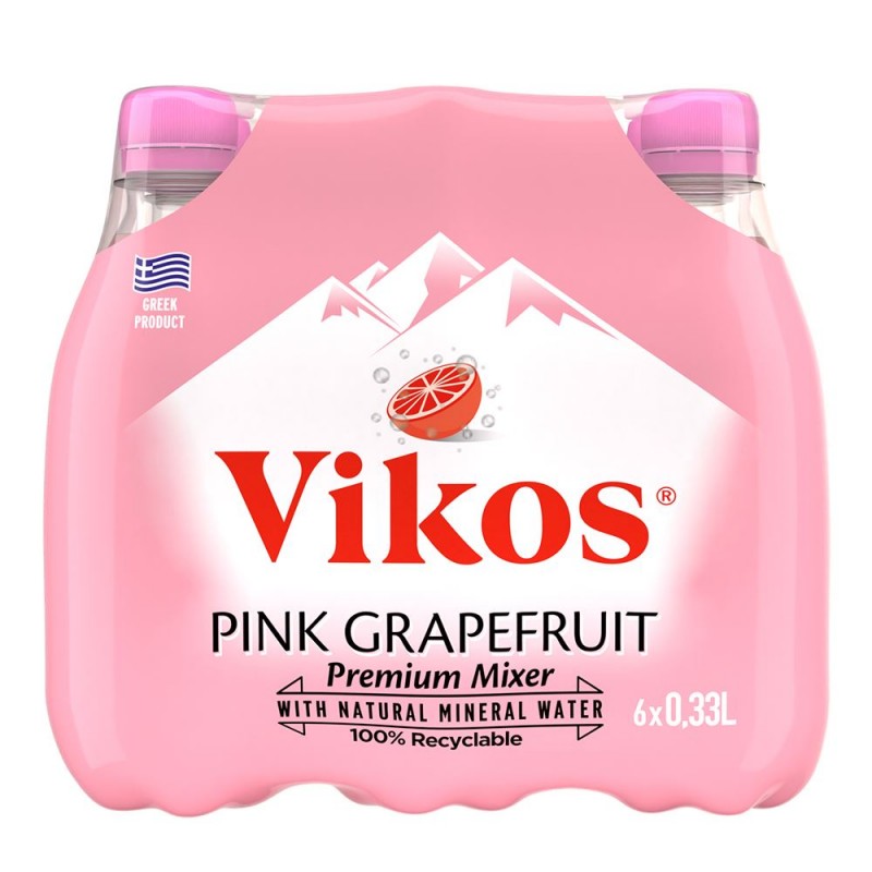 Βίκος Pink Grapefruit 330ml (6x330ml)