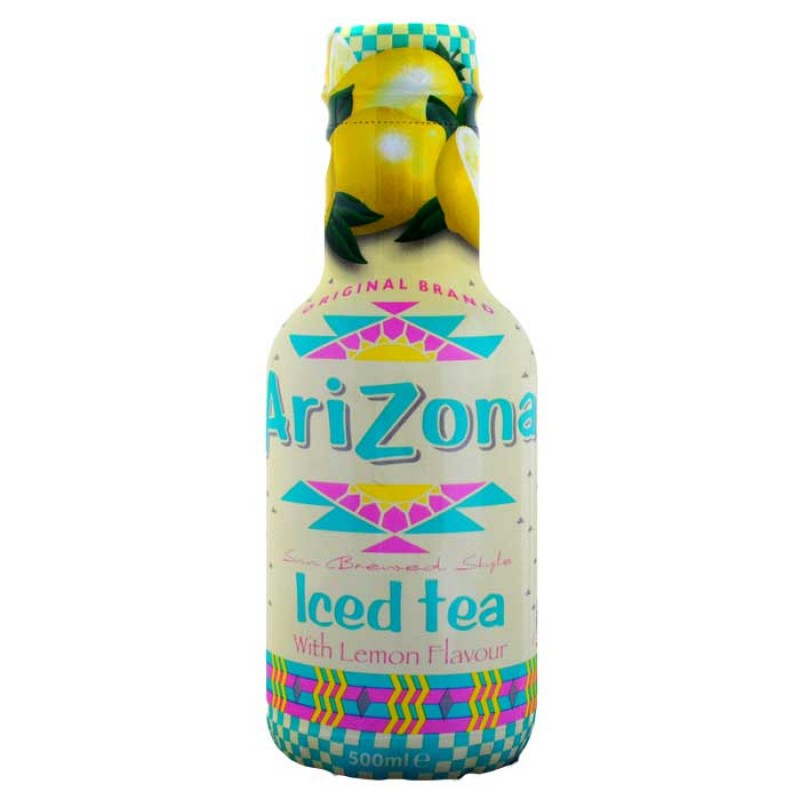 Arizona Ice Tea With Lemon Flavor (Μαύρο Τσάι με Λεμόνι)  450ml