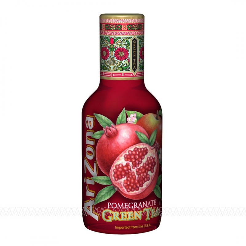 AriZona Pomegranate Green Ice Tea (Πράσινο Τσάι Με Ρόδι) 450ml