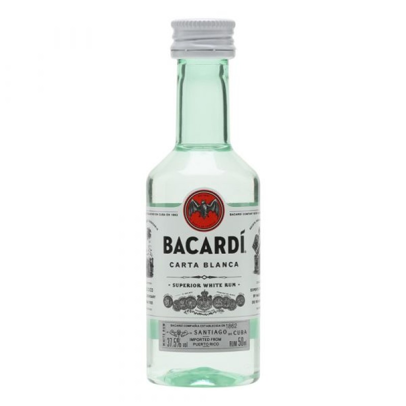 Bacardi Carta Blanca Ρούμι 50ml