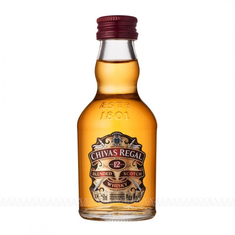 Chivas Regal 12 Year Old  Scotch Whiskey 50ml