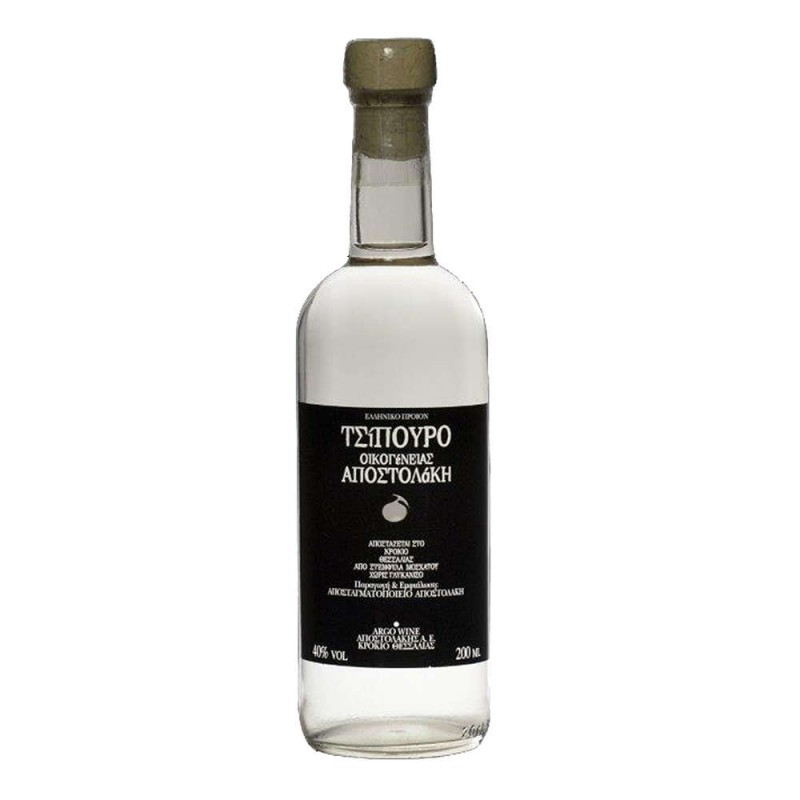 Τσίπουρο Αποστολάκη Χωρίς Γλυκάνισο 200ml